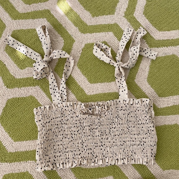 Polka Dot Shorts and Crop Top Set - Picture 2 of 4